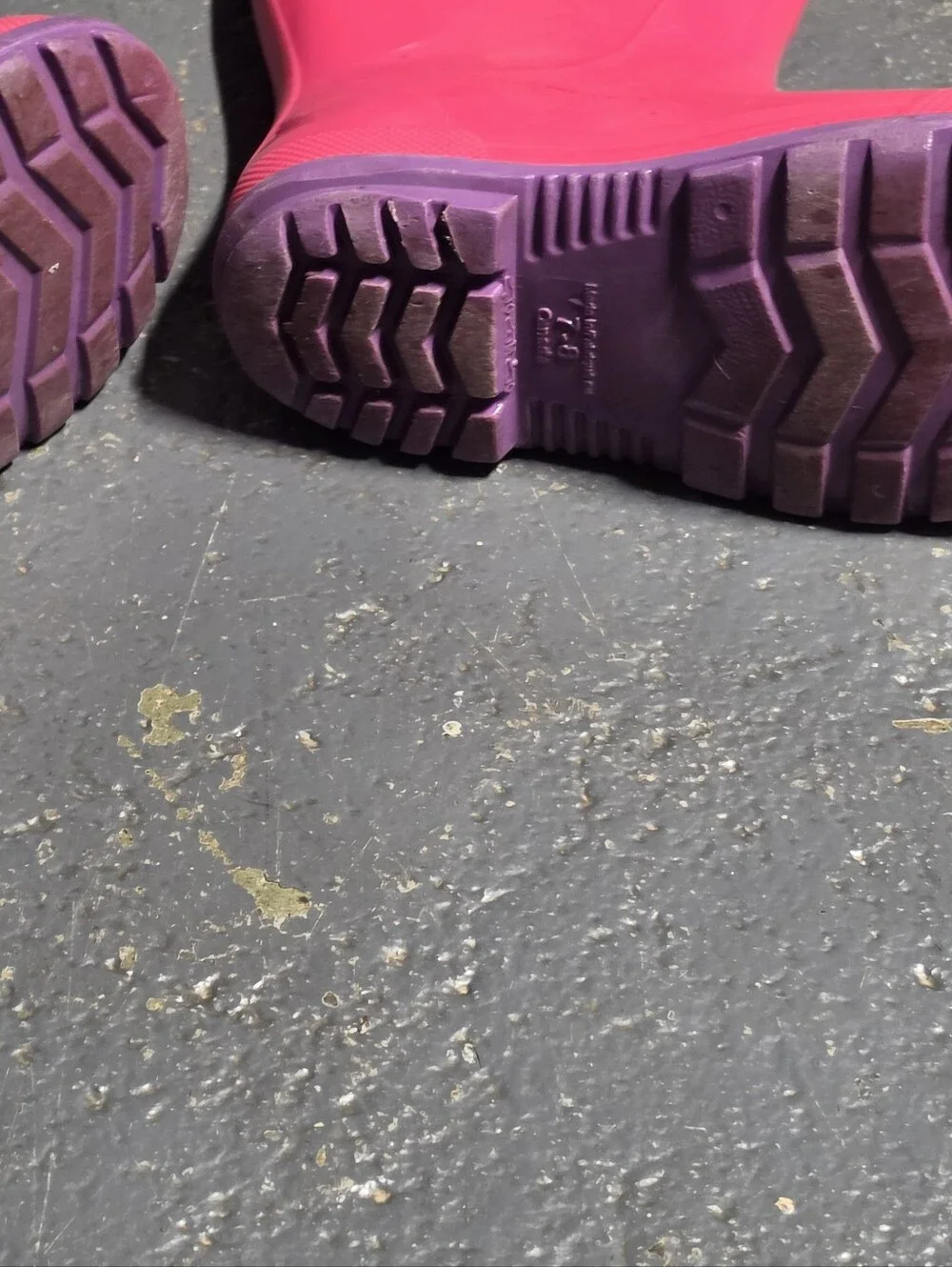 Toddler Pink Rain Boots Girls 7-8